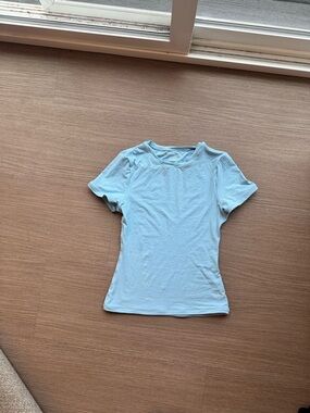 Women’s Light Blue fitted Tee